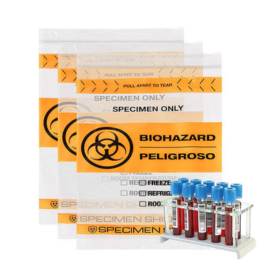 ถุงขยะโพลีโพรพีลีน Biohazard สำหรับพิมพ์ทางคลินิก