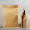 กาแฟขนมขบเคี้ยวถั่วกระดาษคราฟท์ถุงบรรจุภัณฑ์ซิปล็อคผนึกฟอยล์ภายใน Oilproof
