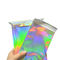 50um Poly Metallic Shipping Envelopes , 4.3 by 6.2in Holographic Poly Mailers
